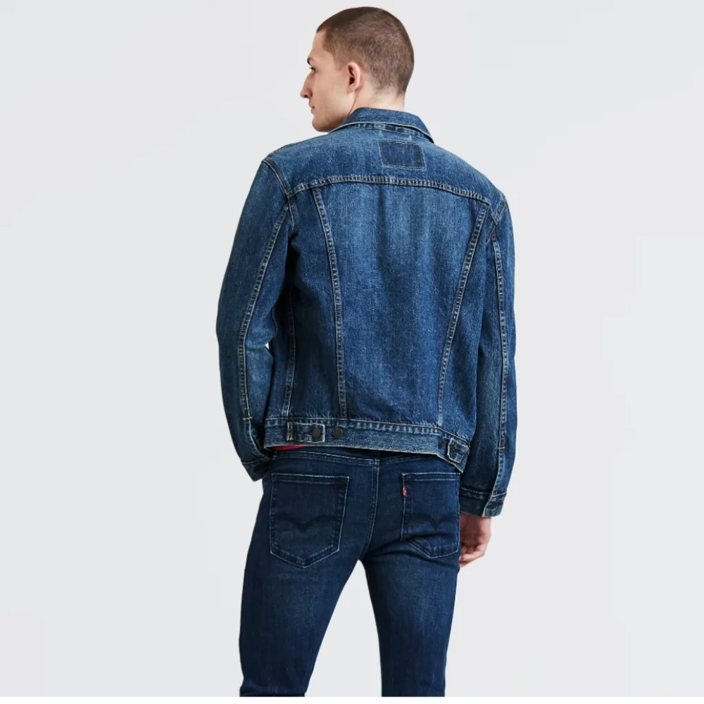 Levi's Dark Wash Denim Trucker Jacket  WPL-423